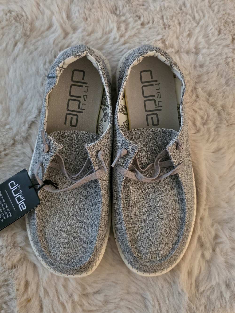 Hey Dude Wally Slip-On Shoes in Heather Gray